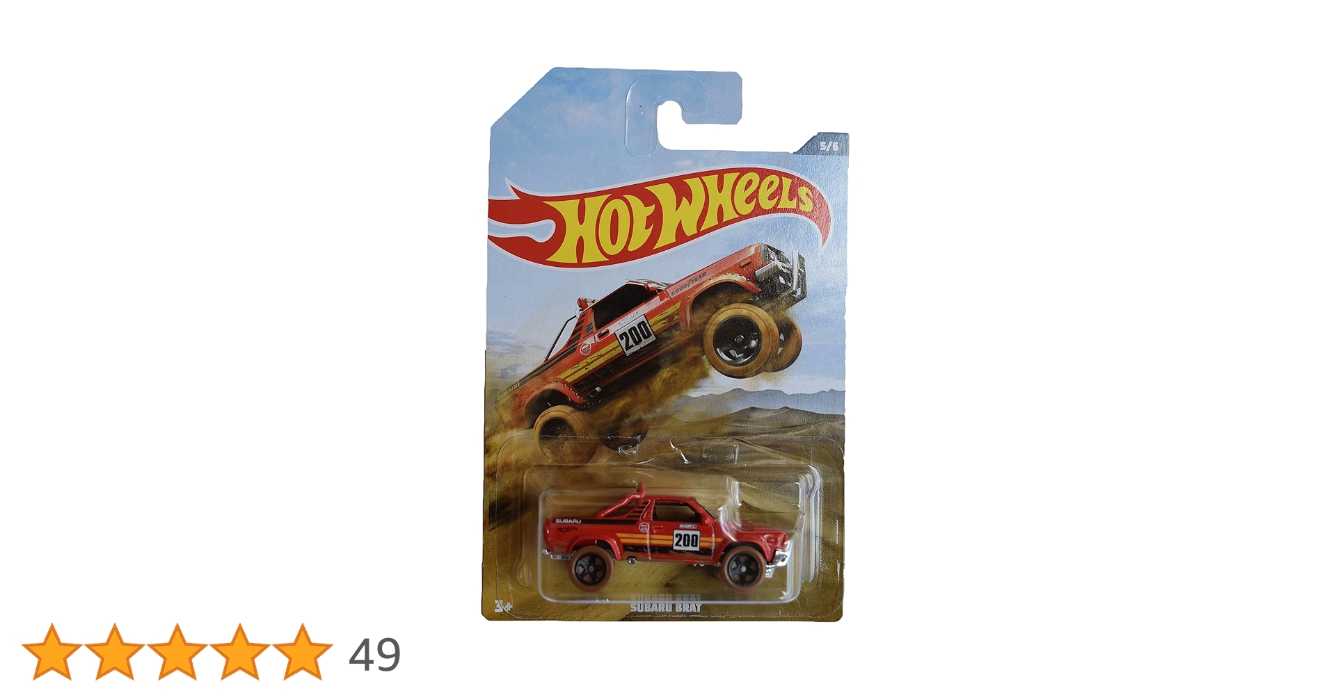 Amazon | Hot Wheels スバル ブラット 5/6 レッド | ミニカー